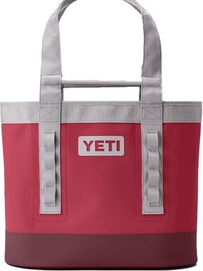 YETI Camino 35 Carryall Tote Red Grey Waterproof Utility Bag